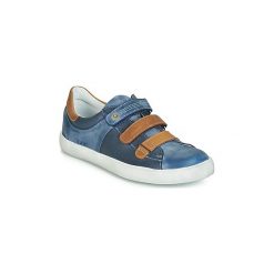 Buty Dziecko GBB POMMOR. Niebieskie trampki chłopięce GBB, bez wzorów, bez zapięcia. Za 295,20 zł.