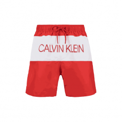Calvin Klein spodenki kąpielowe męskie KM0KM00456 Medium Drawstring M czerwone. Czerwone kąpielówki męskie Calvin Klein, m, bez wzorów. W wyprzedaży za 189,00 zł.