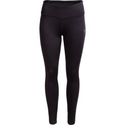 Legginsy treningowe damskie SPDF600 - czarny - Outhorn. Czarne spodnie damskie Outhorn, na lato, bez wzorów, ze skóry, na fitness i siłownię. W wyprzedaży za 49,99 zł.