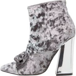 Botki damskie lity: Glamorous Botki na obcasie grey