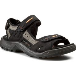 Sandały ECCO - Yucatan Sandal Sanda 6956450034 Black. Czarne klapki męskie ecco, ze skóry, bez zapięcia. W wyprzedaży za 329,90 zł.