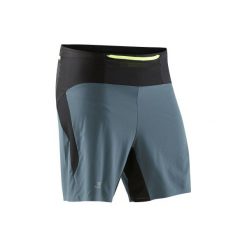 Spodenki baggy TRAIL. Szare kalesony męskie marki KALENJI, m. Za 129,99 zł.