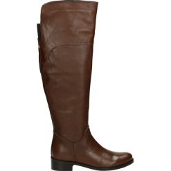 Kozaki - ESTER1810 LTT. Brązowe buty zimowe damskie Venezia, ze skóry. Za 299,00 zł.