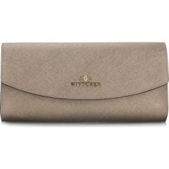 Torebka damska 87-4E-444-G. Żółte walizki marki Wittchen, w paski, eleganckie, na ramię, małe, bez dodatków. Za 199,00 zł.