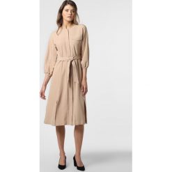 EDITED - Sukienka damska – Nichola, beżowy. Brązowe sukienki damskie EDITED, w paski, bez kołnierzyka, bez rękawów. Za 399,95 zł.