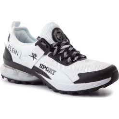 Sneakersy PLEIN SPORT - Runner Tiger P19S MSC2106 STE003N White 01. Białe sneakersy męskie Plein Sport, bez zapięcia. W wyprzedaży za 639,00 zł.