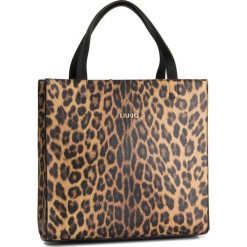 Torebka LIU JO - M Shopping A69100 E0419 Leopardo Marro 03V36. Pomarańczowe torebki klasyczne damskie Liu Jo, bez wzorów, ze skóry ekologicznej, klasyczne, bez dodatków. Za 519,00 zł.