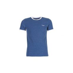 T-shirty z krótkim rękawem Teddy Smith THE TEE. Niebieskie t-shirty męskie marki Teddy Smith, s, bez wzorów, bez kołnierzyka, krótkie. Za 89,00 zł.