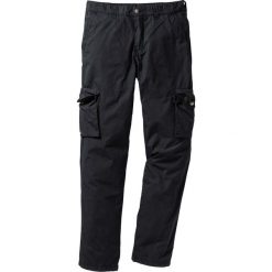 Legginsy rybaczki sportowe funkcyjne 2 w 1 bonprix czarno-jeżynowy melanż. Czarne spodnie damskie bonprix, w paski. Za 109,99 zł.
