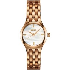 RABAT ZEGAREK DOXA Chic 254.95.051.17. Białe zegarki damskie marki DOXA, ze stali. W wyprzedaży za 1230,00 zł.