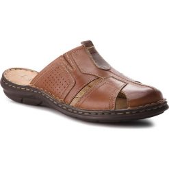 Klapki męskie: Klapki LASOCKI FOR MEN - MI07-A426-A282-23 Brązowy