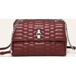 Cavalli Class - Torebka. Brązowe listonoszki damskie Cavalli Class, w paski, z poliesteru, na ramię, pikowane, bez dodatków. W wyprzedaży za 499,90 zł.