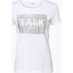 T-shirty damskie: talk about – T-shirt damski, czarny