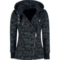 Black Premium by EMP Let It Rock Bluza z kapturem rozpinana damska czarny. Czarne bluzy damskie marki Black Premium by EMP, l, z nadrukiem, z materiału, bez rękawów, z kapturem. Za 199,90 zł.
