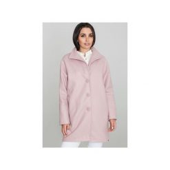 Płaszcz M589 Róż. Różowe płaszcze damskie FIGL, m, bez wzorów, eleganckie. Za 239,00 zł.