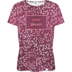 Colour Pleasure Koszulka damska CP-030 253 fioletowa r. XL/XXL. Fioletowe bluzki damskie marki Colour pleasure, xl. Za 70,35 zł.