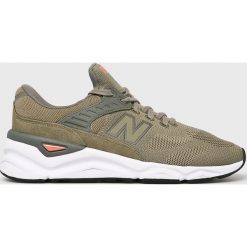 New Balance - Buty MSX90HTE. Zielone buty sportowe męskie marki New Balance, z materiału, na sznurówki. W wyprzedaży za 399,90 zł.