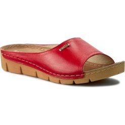 Klapki BALDACCINI - 703000-6 Soho Rojo. Czerwone klapki damskie Baldaccini, bez wzorów, ze skóry, bez obcasa, na obcasie. W wyprzedaży za 149,00 zł.