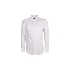 Koszule z długim rękawem Trussardi 32C06SINT. Białe koszule męskie Trussardi, m, bez wzorów, bez kołnierzyka, z długim rękawem. Za 189,00 zł.