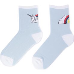 Skarpety Wysokie Damskie VANS - Shinner Sock VN0A2XBMUUU1 r. 37/41 Light Blue. Niebieskie skarpetki damskie Vans, bez wzorów, z elastanu. Za 39,00 zł.