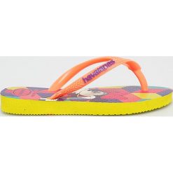 Havaianas - Japonki dziecięce. Sandały dziewczęce Havaianas, z materiału, bez zapięcia. W wyprzedaży za 59,90 zł.