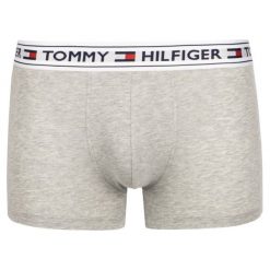 Bokserki TOMMY HILFIGER UM0UM00515. Czarne bokserki męskie TOMMY HILFIGER, bez wzorów. Za 99,00 zł.