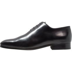 Brett & Sons Eleganckie buty natur noir. Czarne buty wizytowe męskie marki Brett & Sons, ze skóry, na sznurówki. Za 589,00 zł.