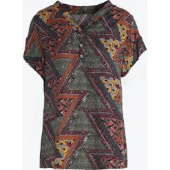 Khaki Bluzka The Next One. Brązowe bluzki damskie marki Born2be, xxl. Za 34,99 zł.