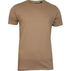 Beżowy T-Shirt (Koszulka) Bez Nadruku -BRAVE SOUL- Męski, Okrągły Dekolt, Postrzępione Brzegi TSBRSSS20FRESHERJstone. Brązowe koszulki męskie Brave Soul, m, z nadrukiem, z bawełny, casualowe, z okrągłym kołnierzem. Za 29,00 zł.
