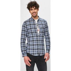 Tom Tailor Denim - Koszula. Niebieskie koszule męskie TOM TAILOR DENIM, m, bez wzorów, z bawełny, casualowe, button down, z długim rękawem. W wyprzedaży za 99,90 zł.