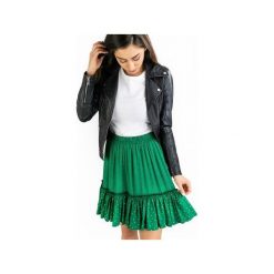 Mini Polka Dots. Zielone spódniczki damskie Opri, s, bez wzorów, z wiskozy, mini. Za 319,00 zł.