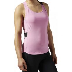Topy sportowe damskie: Reebok Koszulka damska treningowa Top ONE Series Speedwick W różowa r. XS (AJ0721)
