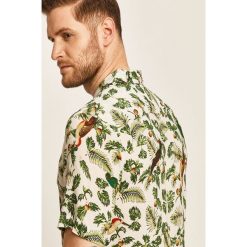Only & Sons - Koszula. Niebieskie koszule męskie Only & Sons, xl, bez wzorów, z wiskozy, casualowe, z włoskim kołnierzykiem, z krótkim rękawem. W wyprzedaży za 59,90 zł.