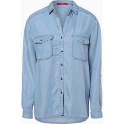 S.Oliver Casual - Bluzka damska, niebieski. Niebieskie bluzki damskie marki s.Oliver Casual, s, bez wzorów, z jeansu, casualowe, bez kołnierzyka, bez rękawów. Za 199,95 zł.