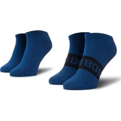 Zestaw 2 par niskich skarpet unisex BOSS - 2P As Logo Cc 50428744 426. Niebieskie skarpetki męskie Boss, bez wzorów, z elastanu. Za 59,00 zł.