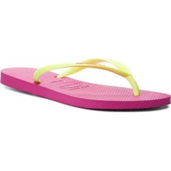 Japonki HAVAIANAS - Sl Logo Pop-Up 41197870064 Hollywood Rose. Żółte klapki damskie Havaianas, bez wzorów, z tworzywa sztucznego, bez obcasa. W wyprzedaży za 109,00 zł.