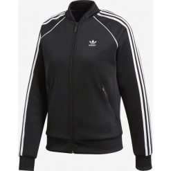 Adidas Originals Kurtka Czarny. Czarne kurtki damskie adidas Originals, bez wzorów, z elastanu. Za 266,95 zł.