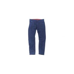 Straat Navy. Niebieskie spodnie męskie Crankk, na co dzień, s, bez wzorów, z bawełny, klasyczne. Za 319,00 zł.