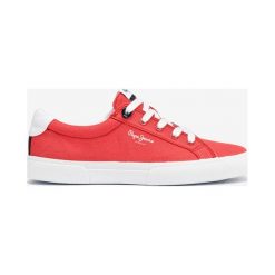 Pepe Jeans Kenton Tenisówki Czerwony. Czerwone trampki i tenisówki damskie Pepe Jeans, bez wzorów, z jeansu, bez zapięcia. Za 226,95 zł.