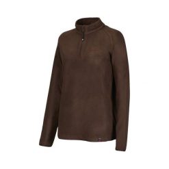 Bluzy damskie: BERG OUTDOOR Bluza damska EAGLE 1/2 ZIP Polar sweat brązowa r. S (P-10-EL3220501-400-S)