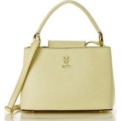 Marco mazzini markowa torebka crossbody skórzana przez ramię beż jasny. Kuferki damskie MAZZINI, w paski, ze skóry, eleganckie, przez ramię, bez dodatków. W wyprzedaży za 199,00 zł.