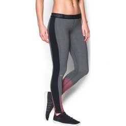 Spodnie dresowe damskie: Under Armour Spodnie damskie Favorite Legging Graphic W szare r. L (1300180-091)