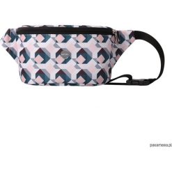 Torebki klasyczne damskie: Nerka pattern geometric różowy