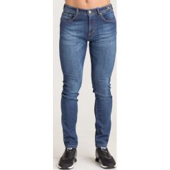 JEANSY SKINNY FIT Versace Jeans. Niebieskie jeansy męskie Versace Jeans, m, z haftami. Za 503,40 zł.