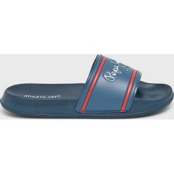 Pepe Jeans - Klapki Classic. Niebieskie kapcie męskie marki Pepe Jeans, z jeansu. Za 109,90 zł.
