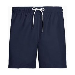 Calvin Klein spodenki kąpielowe męskie KM0KM00434 Medium Drawstring XL ciemnoniebieskie. Niebieskie kąpielówki męskie Calvin Klein, xl, bez wzorów. W wyprzedaży za 169,00 zł.