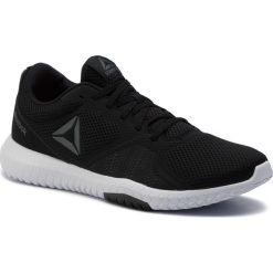 Buty Reebok - Flexagon Force DV6203 Black/Gum/White. Czarne buty sportowe męskie Reebok, ze skóry ekologicznej, bez zapięcia, na fitness i siłownię. W wyprzedaży za 169,00 zł.