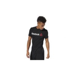 T-shirty z krótkim rękawem Reebok Sport Koszulka Linear Read. Czarne koszulki sportowe męskie marki Reebok Sport, s, z krótkim rękawem. Za 79,95 zł.