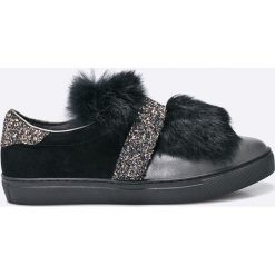 Bayla - Buty. Czarne buty sportowe damskie Bayla, bez wzorów, ze skóry, sportowe. W wyprzedaży za 159,90 zł.