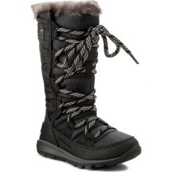Śniegowce SOREL - Childre's Whitney Lace NC1895 Black 010. Czarne kozaki dziewczęce marki Sorel, bez zapięcia. W wyprzedaży za 209,00 zł.